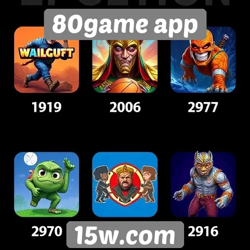 Evolução dos jogos oferecidos no 80game app